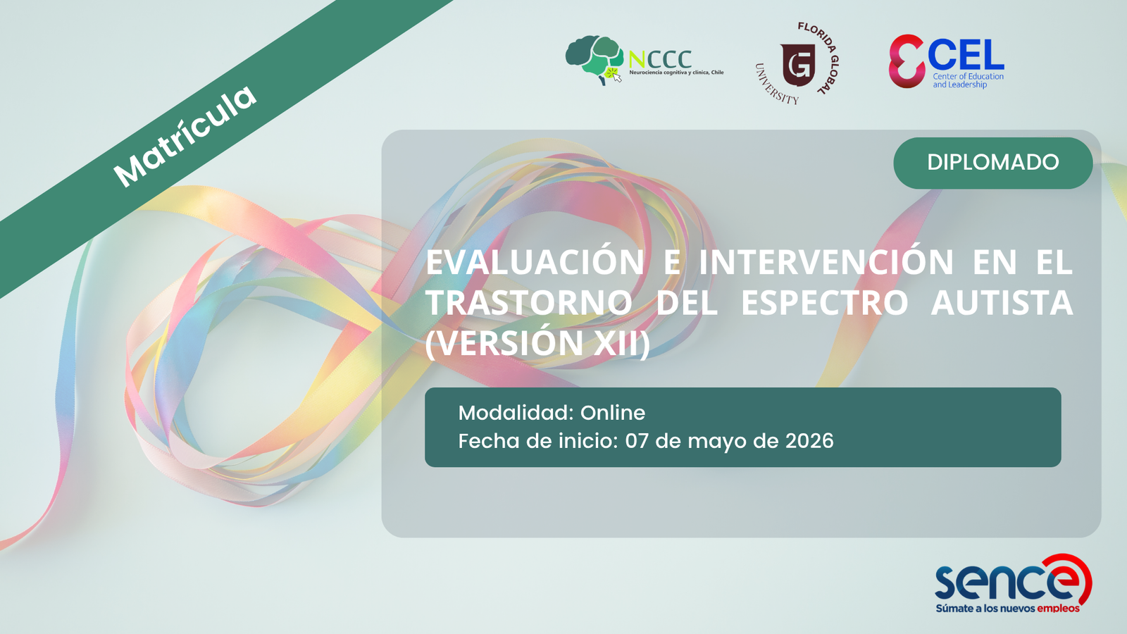 Matrícula: Diplomado en Evaluación e Intervención en el Trastorno del Espectro Autista