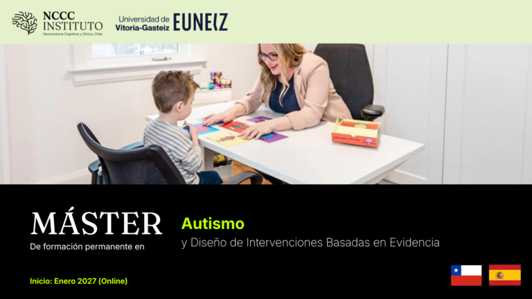Matrícula: Máster de Formación Permanente en Autismo y Diseño de Intervenciones Basadas en Evidencia